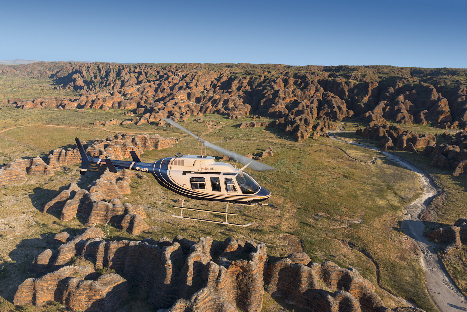 Fly over the Bungle Bungles on a Private Kimberley Helicopter tour Bungle Bungles - HeliSpirit
